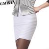 GMXIA Women's Fashion Casual Solid Color Print Summer Spring Skirts