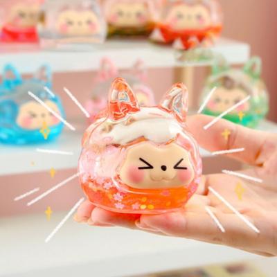 Karikatür Hayvan Bataklık Heykelcik Parıltılı Payetler Sıvı Dolu Hayvan Heykeli Heykel Ev Ofis Masaüstü Kitaplık Dekorasyon Süsleme Festivali