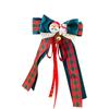 Handmade Fairy Mori Style Christmas Bow Hair Clip – Cute & Sweet Spring Hair Accessory