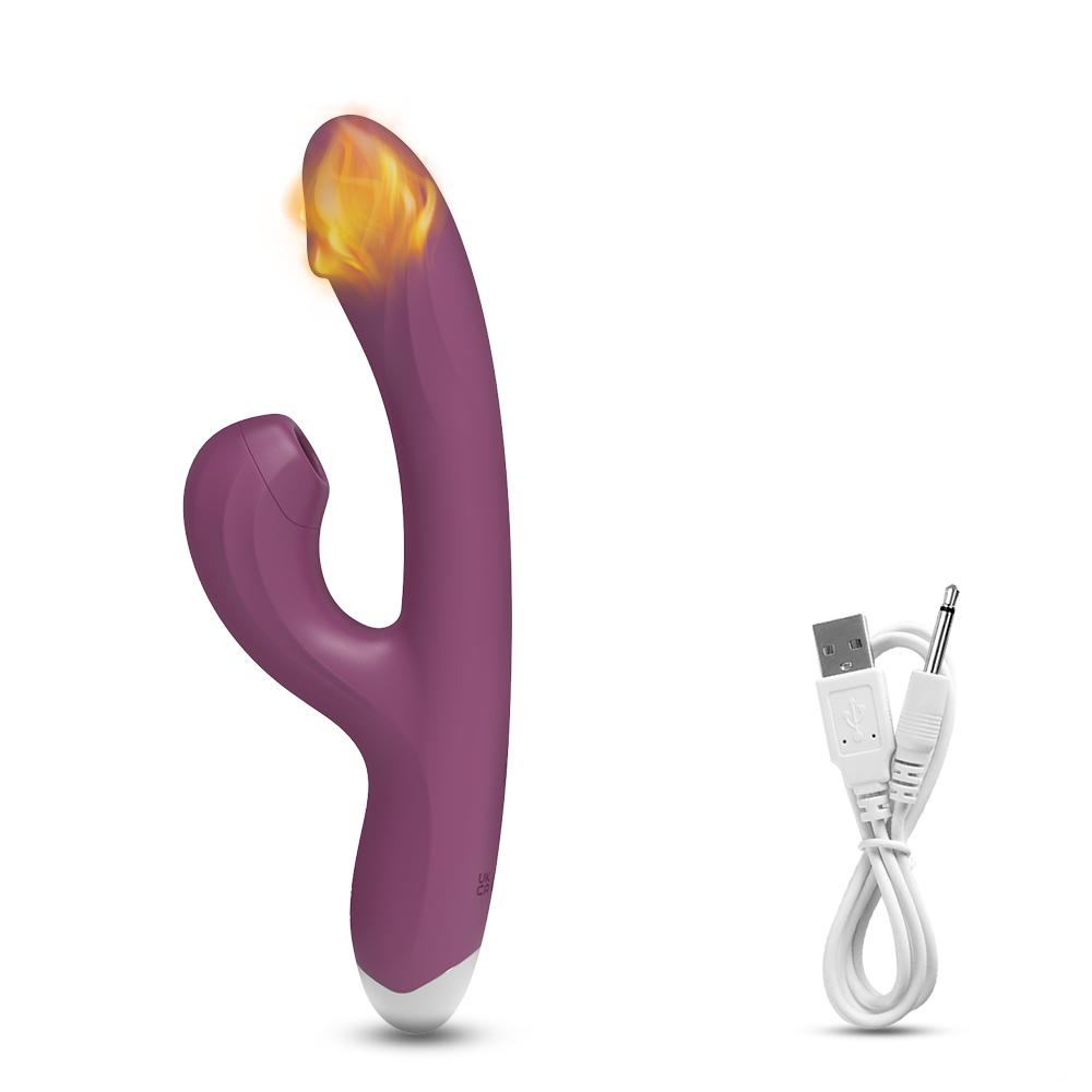 Kvinners G-punkt Vibrator Klitoris Sugekopp Kraftig Klitoris Vakuum Stimulator Silikon Vibrerende Kvinnelig Onani Sexleketøy Par