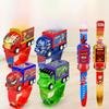 Reloj de Proyección Electrónico de Juguete para Niños de Spider Man Con Pantalla de Hora Para Juego Interactivo