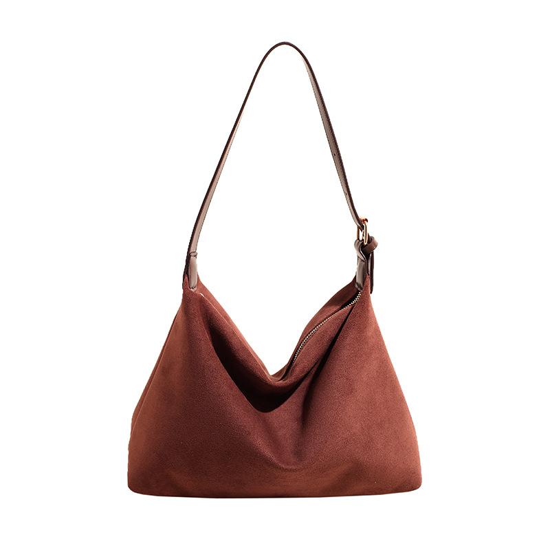 

Новая осенне-зимняя нишевая сумка-тоут на одно плечо, подмышку, матовая большая сумка, женская модная сумка-мессенджер