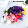 Artificial Hyacinth Lavender Bouquet Fake Flowers For Home El Garden Wedding Decoration Plastic Floral Arrangement