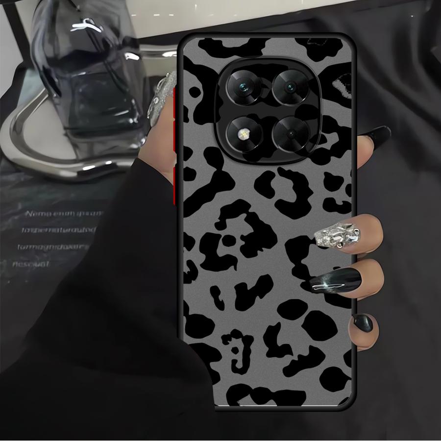 Case for Xiaomi Redmi Note 14 9S A4 12 13 Pro Plus 14C 13C 10 11 Back Phone Cover Leopard Print