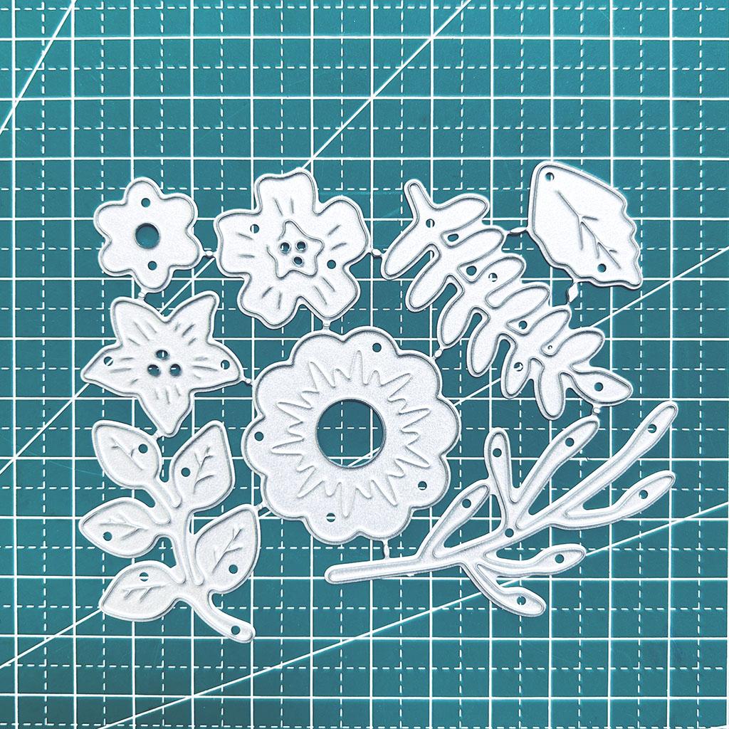 Flower Carbon Steeel Cutting Dies for Scrapbooking Photo Album Decoration DIY Cards Making Craft Dies Cut