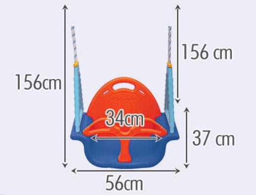 King Bucket Swing - Red