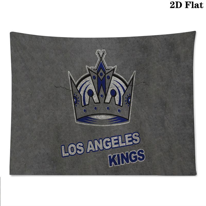 LA Kings Art Wall tapestry, aesthetic printed fabric blanket, suitable for bedroom, living room, and home decor.