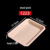 Disposable Wood Grain Fish Tray