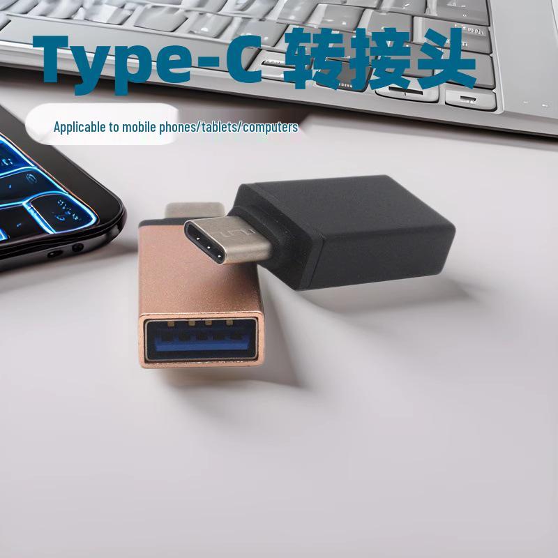Type-C 4-in-1 USB 2.0 Hub: 2 USB + 1 Type-C Ports