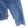 Triple LLL Brand 70s Vintage Denim Jacket Wash Blue Denim Jacket Trucker Men's Used