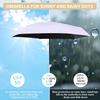 Sun & Rain Umbrellas Lightweight Compact Pocket Umbrella Windproof Folding Travel Umbrella with Storage Box Sunny Rainy Days