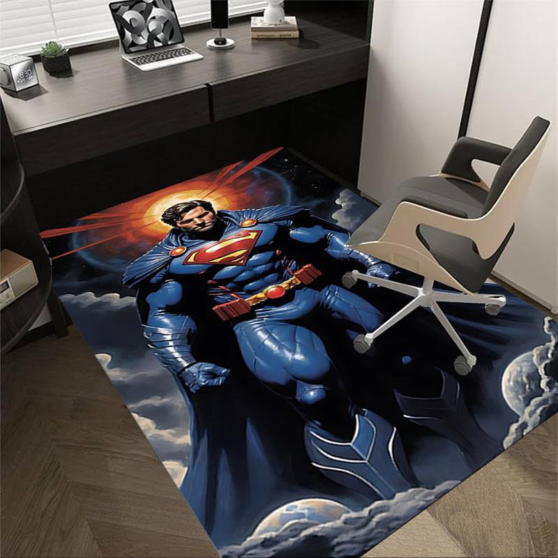 

1 шт. Космический ковер Супермен, для декора дома и офиса, Коврик под офисное кресло, Праздничный подарок, Ковер для конференц-залаL1275 60cm by 90cm