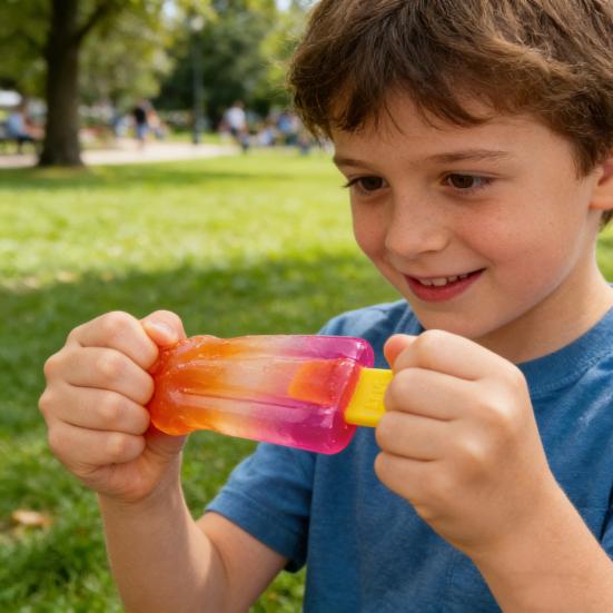 Ice Stick Squeeze Toy Stress Relief Simulation Ice Cream Sensory Toy Hand Exercise Decompression Relaxation Tool Summer