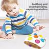 Children'S Hedgehog Spiky Educational Toy, For Baby Hand-Eye Coordination Training, Early Learning And Educational Toy