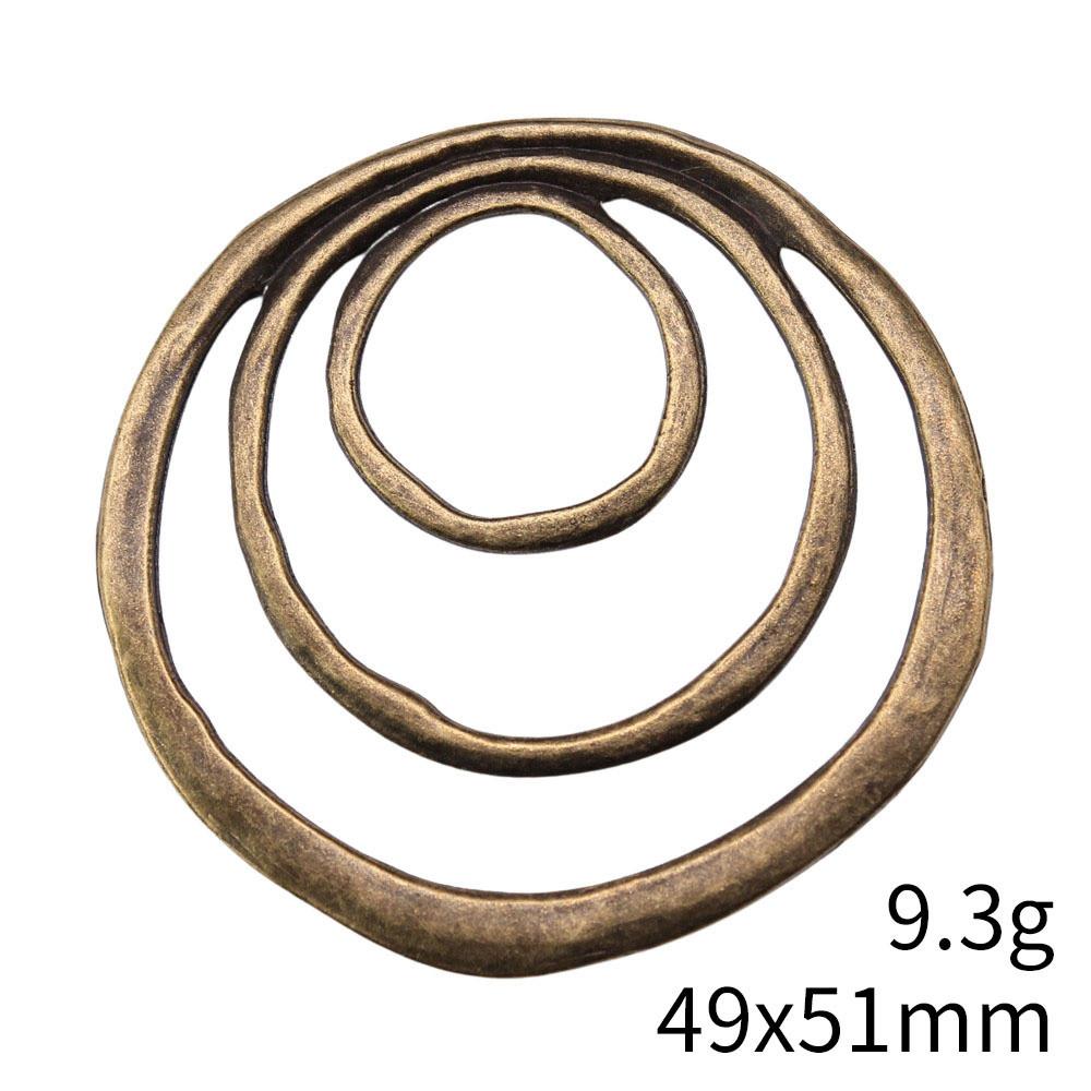 Christmas Decorations Jewelry Findings Hollow Circle Connector Accessories Parts Audience Accessories For Women Necklace And Earrings