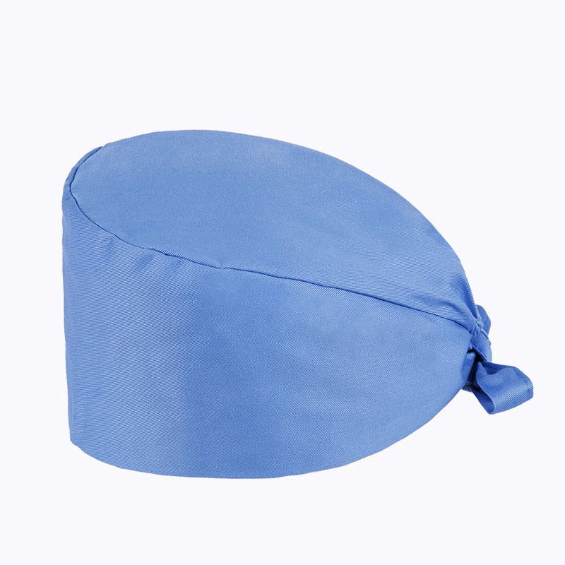 new Cotton Section for Man and woman Scrubs Caps Hospital Medical Hats Black Printing Elastic Tieback Design and Pet Medical Hat