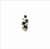 Black Rose And Gold Leaf Wall Sticker Light Luxury Living Room Entryway Self Adhesive Wallpaper