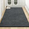 Welcome Mat, Front Door Entrance Mat, Indoor & Outdoor Entry Rug, Porch Decor for Home, Grey