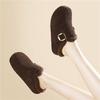 Thick-soled Fleece Warm Wool Cotton Shoes Can Be Worn with the New Winter One-foot Cotton Slipper Casual Shoes and Women's Shoes