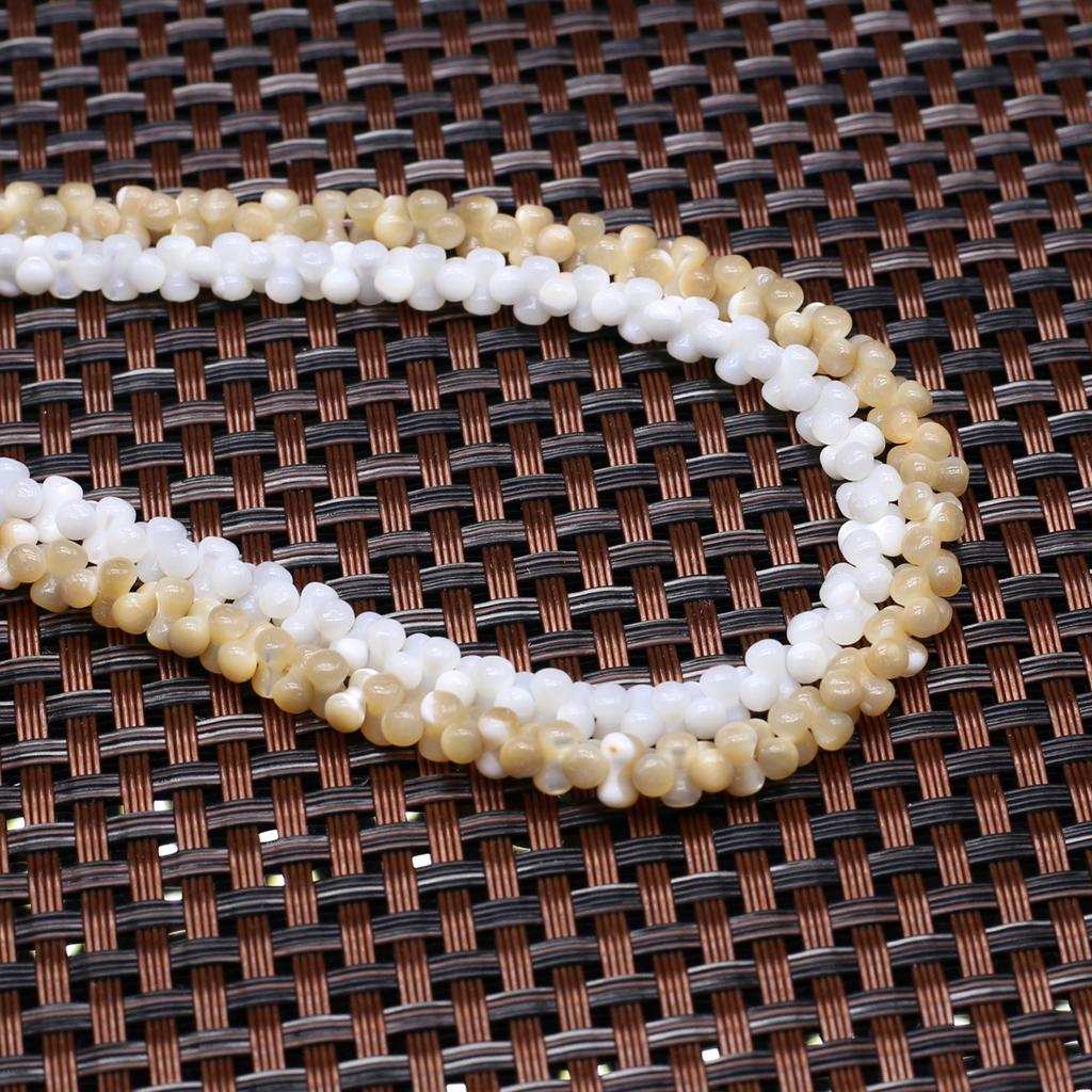 Mew Style Shell Beads Natural Freshwater Shell Small Bone-Shaped Beads 3x6mm For Jewelry Making DIY Necklace Bracelet Earrings Accessory