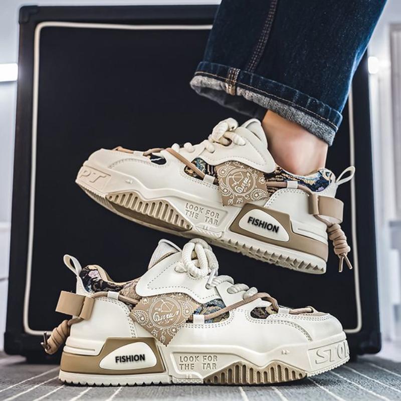 Mens Casual Shoes Leather Men's Sneakers Comfortable Soft Male Wark Board Shoes Platform Shoe for Men