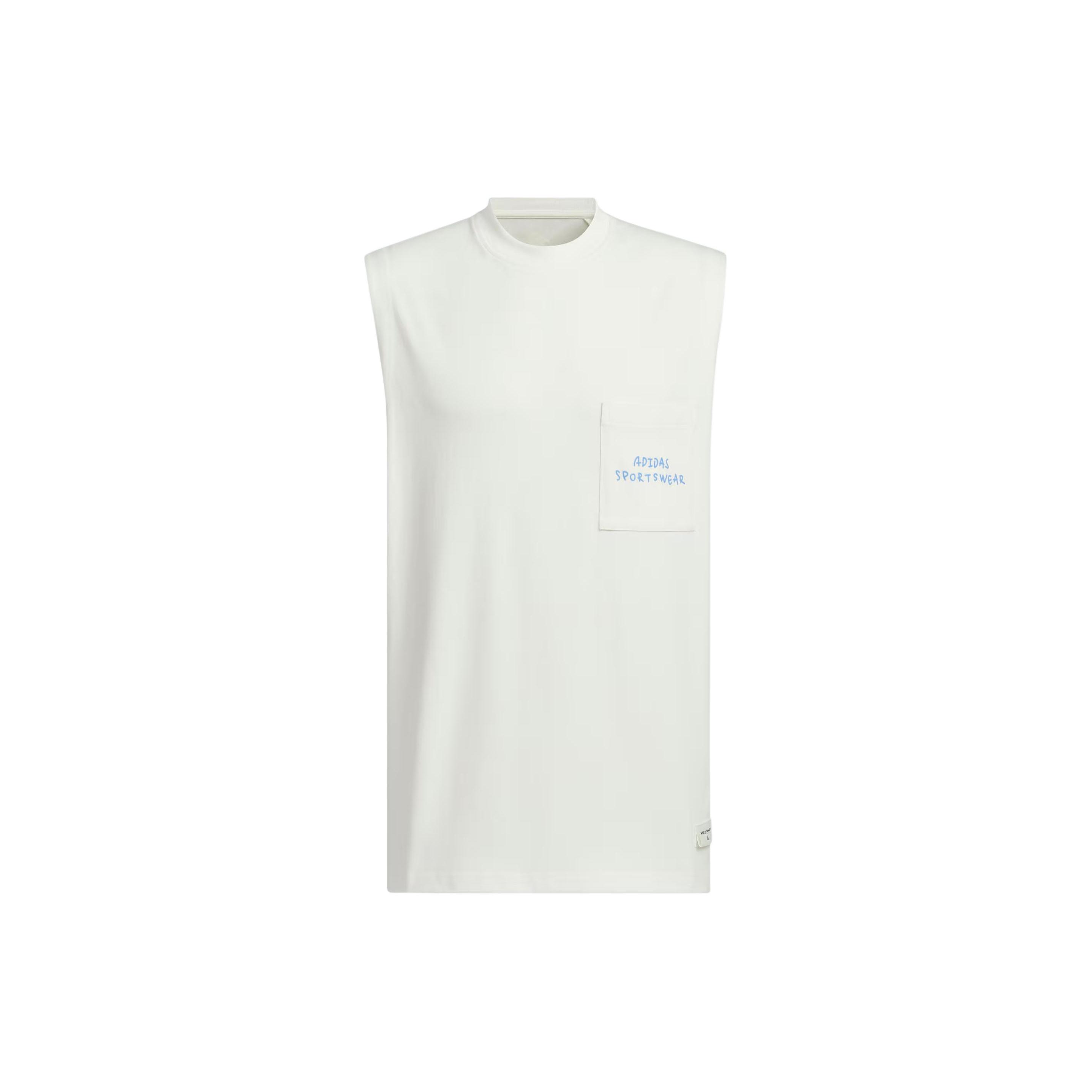 adidas Graphic Tank Top Asia Sizing  White Blue  Men s JP2642 XXL