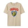 Retro Style Coconut Print Tropical Beach T Shirt Summer Vsco Aesthetic Graphic Tees Cute Vacation Tops Women Fashion Clothing