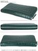 Green crocodile long wallet for men and women, made from a single piece of genuine crocodile leather. Features a round zipper closure, coin purse,
