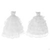 Wedding Doll Figure Elegant Gown Set for Home Decor