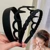 Μαύρη σειρά Frosted Face Wash Hair Band Κορεατική έκδοση ακρυλικού κεφαλόδεσμου για άνδρες και γυναίκες