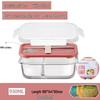 Lock & Lock 2-Piece Heat-Resistant Glass Lunch Box Set: Microwave and Refrigerator Safe, Sealed for Freshness. Gift-Ready.