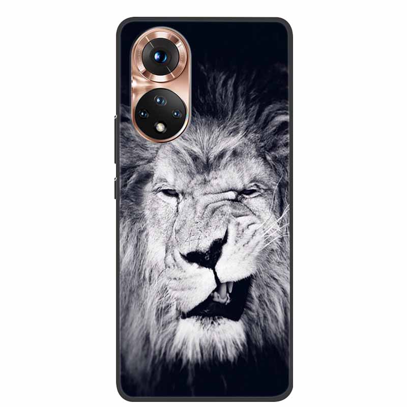 Case For Honor 50 Luxury Silicone TPU Soft Phone Cover For Huawei Honor 50 Case 5 0 NTH-NX9 Capa Shockproof Animal Shell Coque