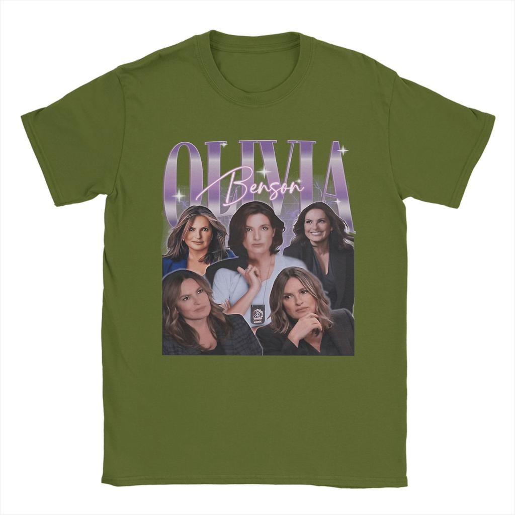 Oliviaed Benson Law And Order Tee Shirt for Men Women Graphic Printed T Shirts 100 Cotton Clothing