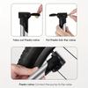 1 Set Portable Bike Pump with 2 Stainless Steel Ball Needles & 4 Presta to Schrader Valve Adapters for Bicycle Basketball Football Volleyball