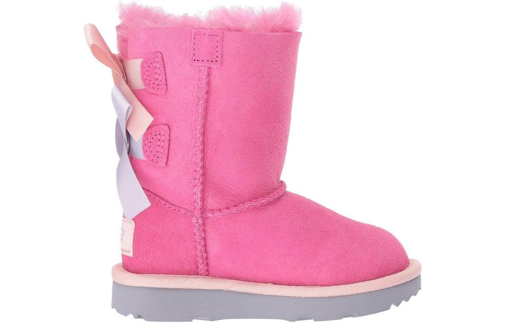 UGG Suede Soft And Comfortable Crew Kids' Boots Pink Infant And Toddler 1017394T-PAIB