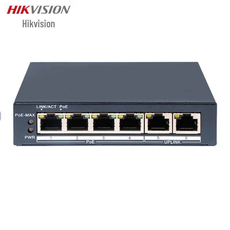 

HIKVISION DS-3E1506SP-35W-E 6-Port Gigabit POE Managed Switch