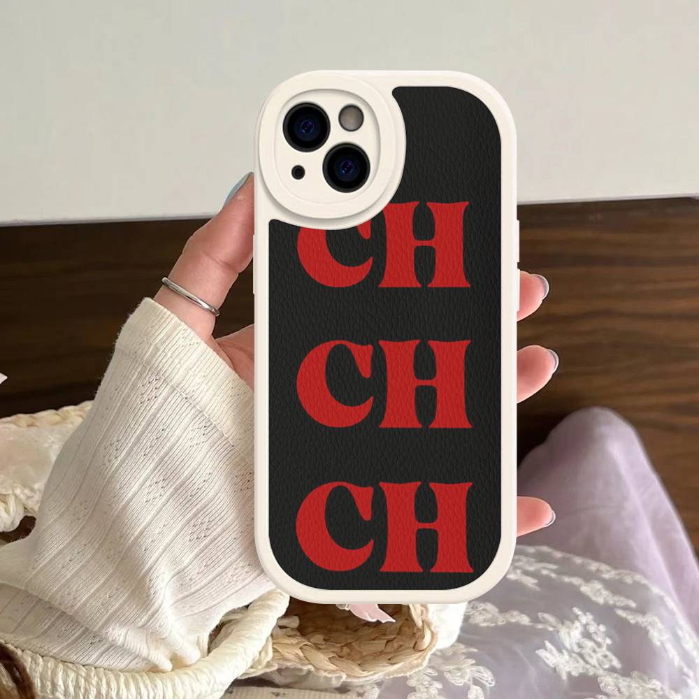 

C-Carolina Fashion H-Herrera Leather Phone Case For IPhone 16 15 14 17 Pro Max 11 12 Mini Plus Soft Shell iphone 11