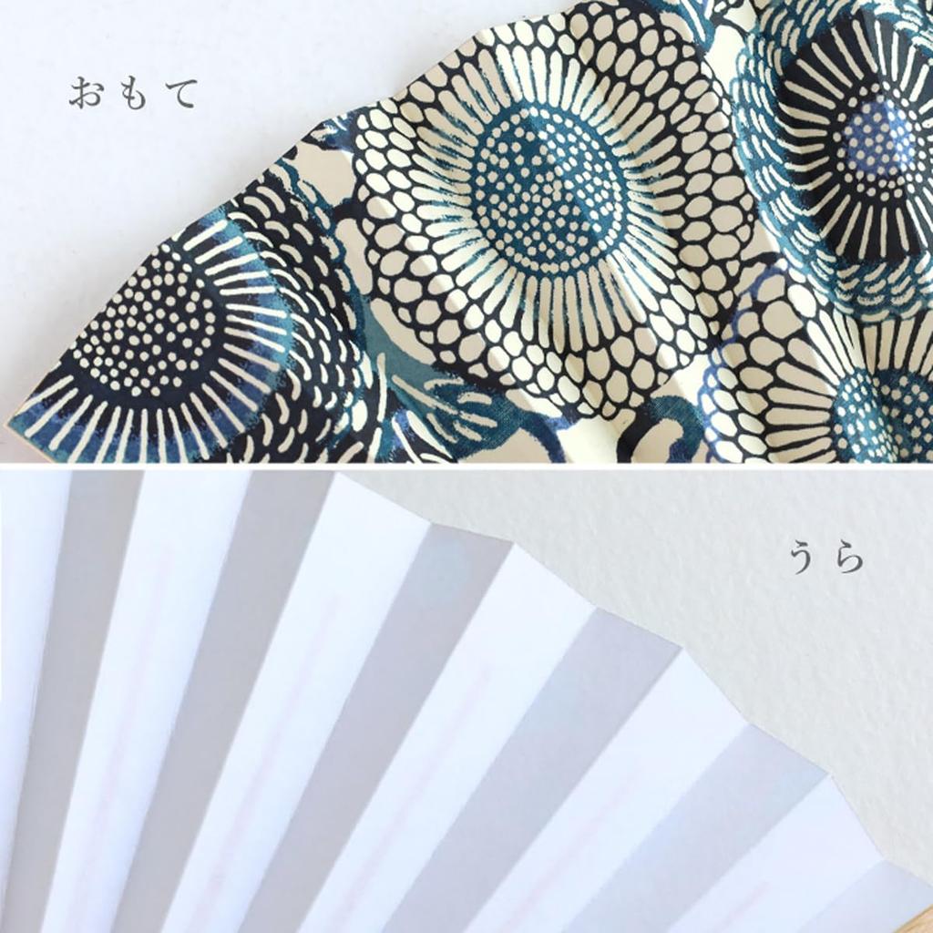 Shogado Folding Fan, Yuzen Pattern, BK-4, 48115