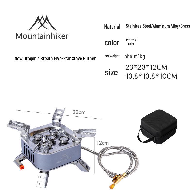 Shan Zhi Ke Foldable Dragon's Breath Portable Gas Camping Stove Head for Tea Brewing