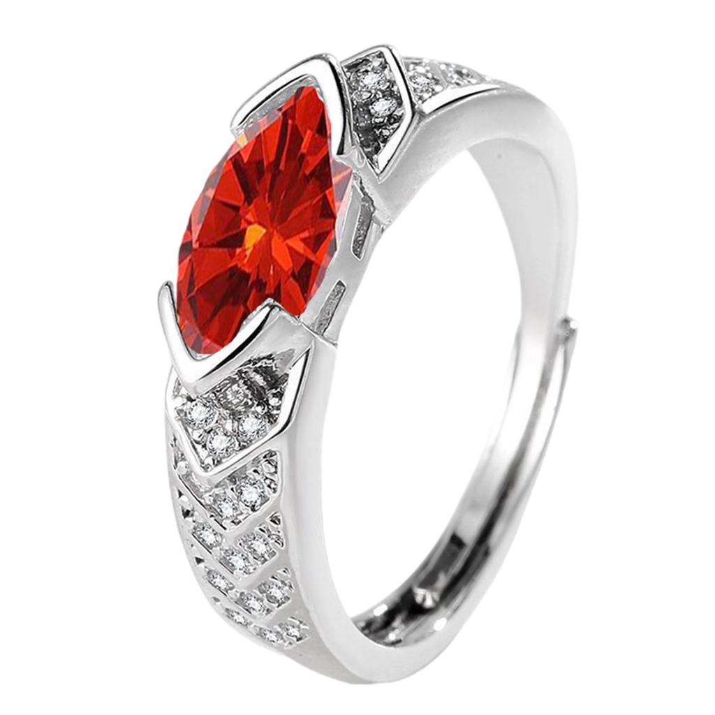 Adjustable Moissanites Diamonds Rings Decoration for Trendy Women Promoting Elegant Styles and Healthy Mood Wear