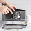 Non-Stick Baking Pan Heart Shaped Springform Food Grade BPA Free Heat-Resistant Reusable Microwave Safe Cheesecake Refrigerator Mold