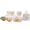 Kemeter Chinese Style Ceramic 9-Piece Dinnerware Set