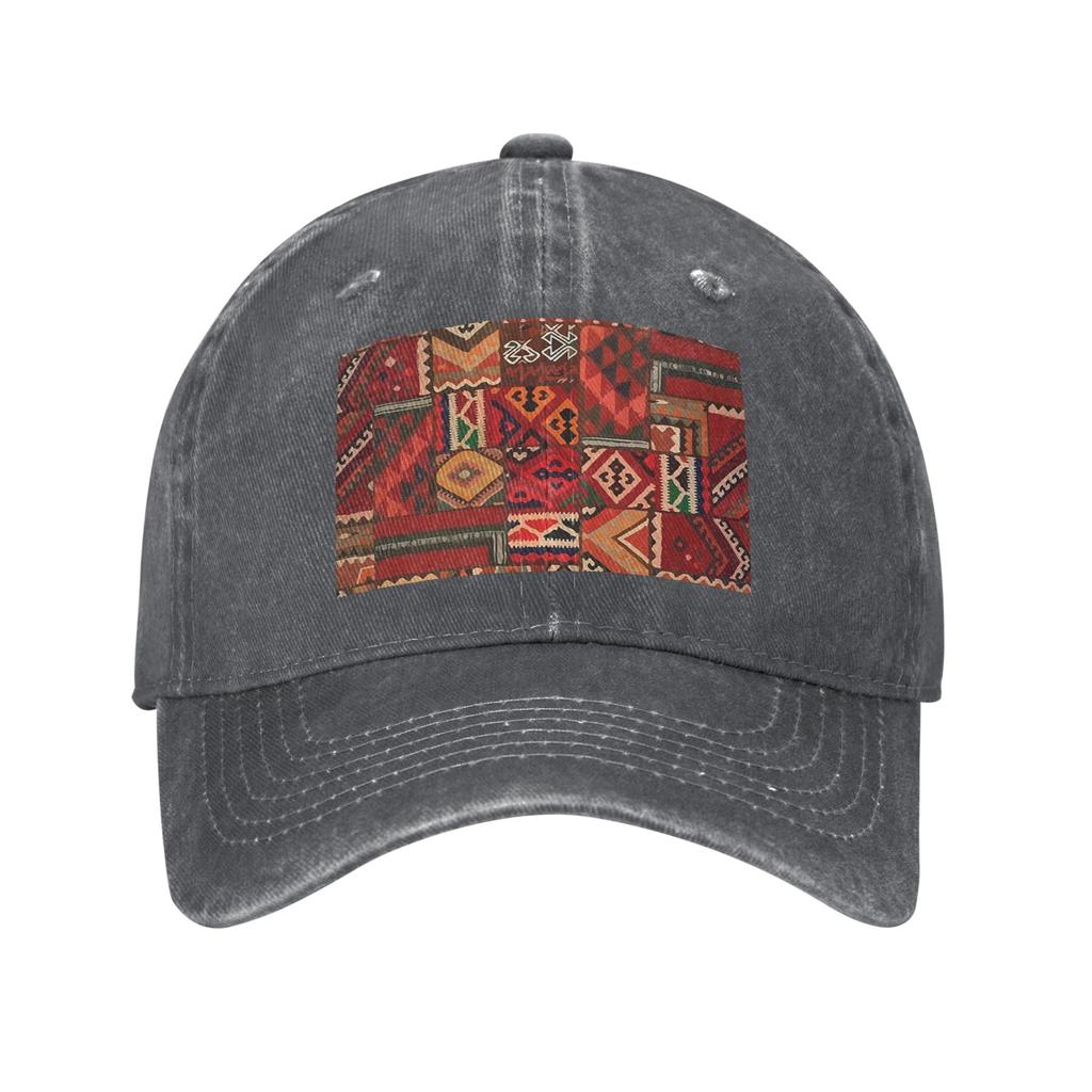 Amazigh Foutha Kabyle Mediterranean Berber Jewel Denim Cap Casual Baseball Caps Adjustable Hat Summer Unisex Baseball Hats