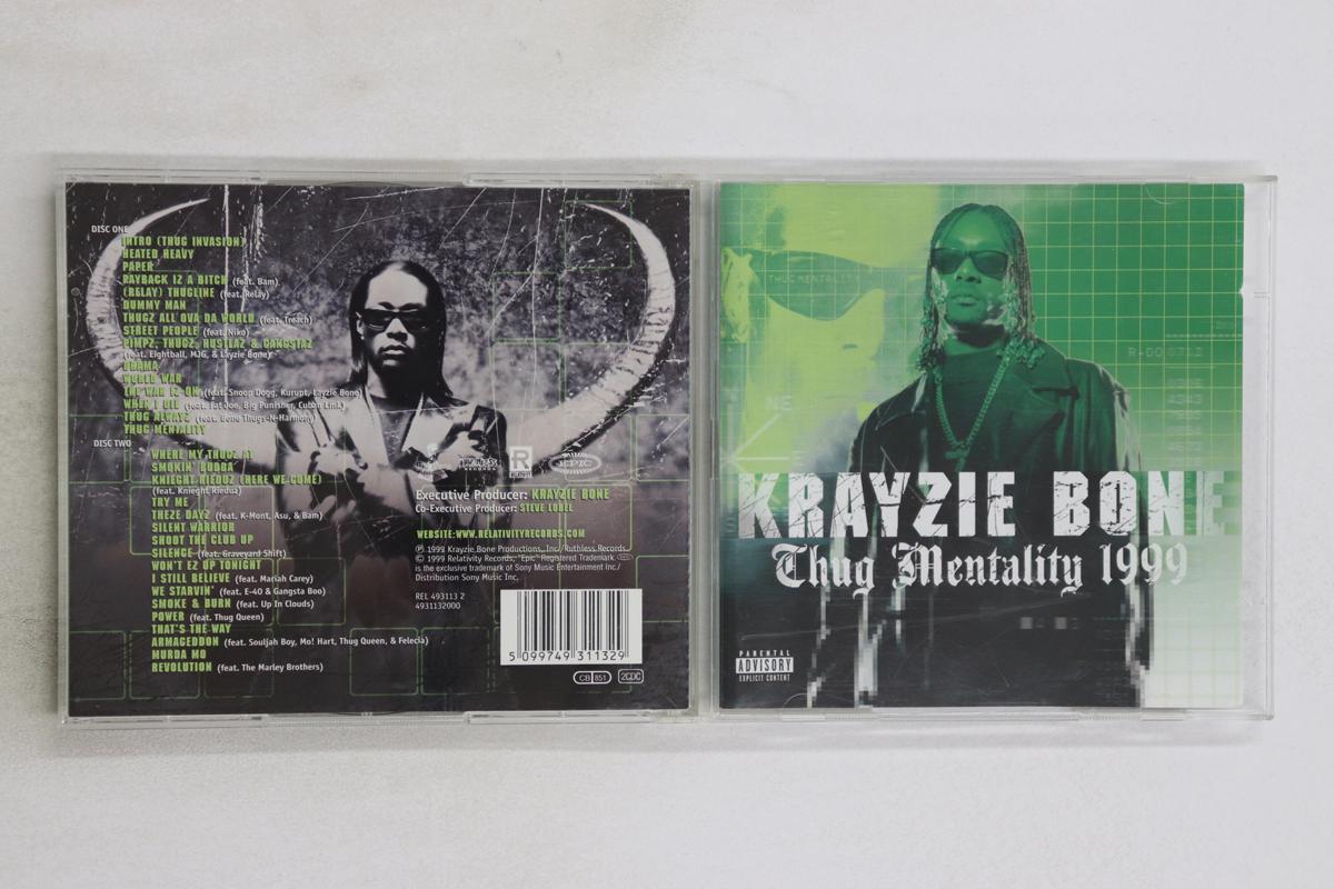 

CD KRAYZIE BONE - Thug Mentality 1999 4931132 Ruthless Record 1999 Europe Rap & Hip-Hop/R&B Used