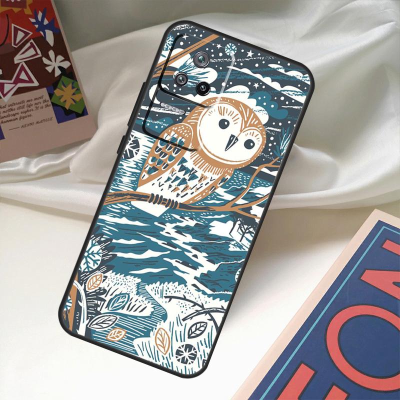 

Милый мультяшный чехол с совой для Xiaomi 14 13 Ultra 12 Lite 11T 12T 13T Pro POCO M6 X3 X5 X6 Pro F3 F5 M5s Mi 12