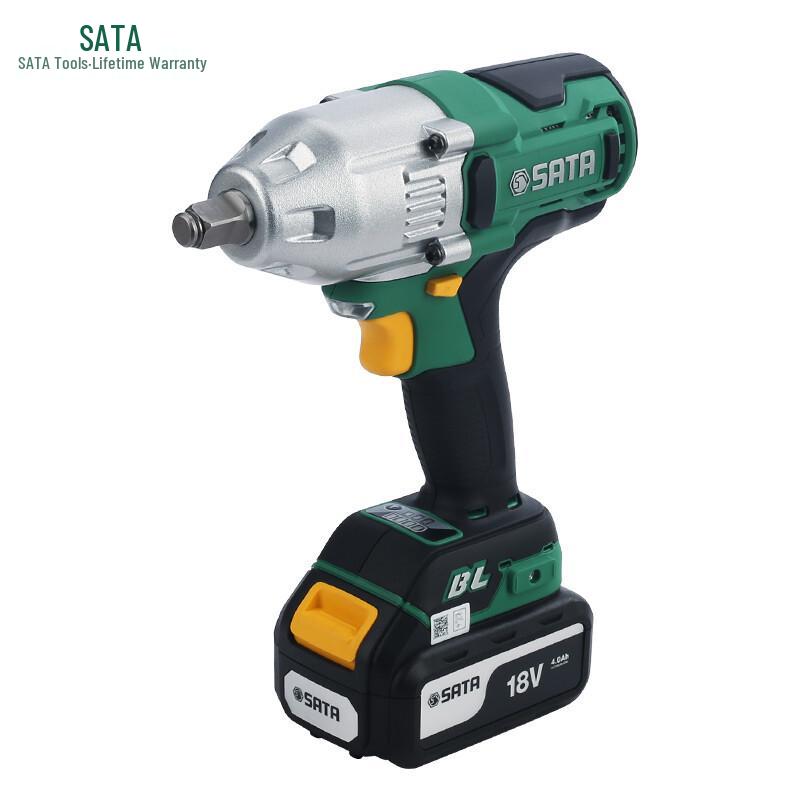 

SATA 18V Cordless Brushless Impact Wrench 51074 CN plug (adapter included)