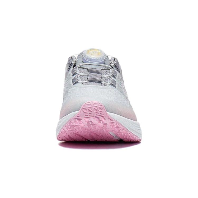 Li Ning Comfortable Versatile Non-Slip Wear-Resistant Kids Running Shoes Kids Running Shoes Antarctic-Gray Peach-Blossom-Pink YKFT072-8