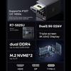 AOOSTAR WTR PRO NAS PC NAS Kit Mini PC mit Ryzen 7 32GB DDR4 1TB 4 SATA HDDs und 2 NVME 4K Triple Display TF-Karte WIFI BT Desktop Mini PC 4-Bay