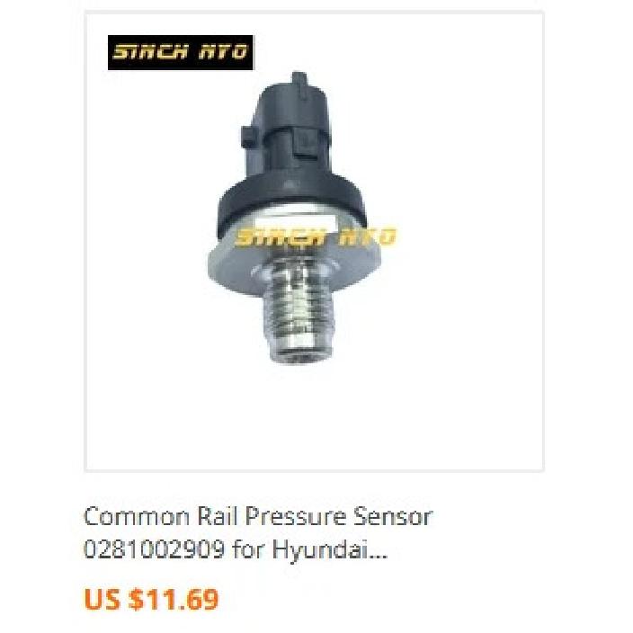 The Car Is Exclusively For 499000-6320 Heavy Duty Truck Denso Common Rail Pressure Sensor for Toyota
