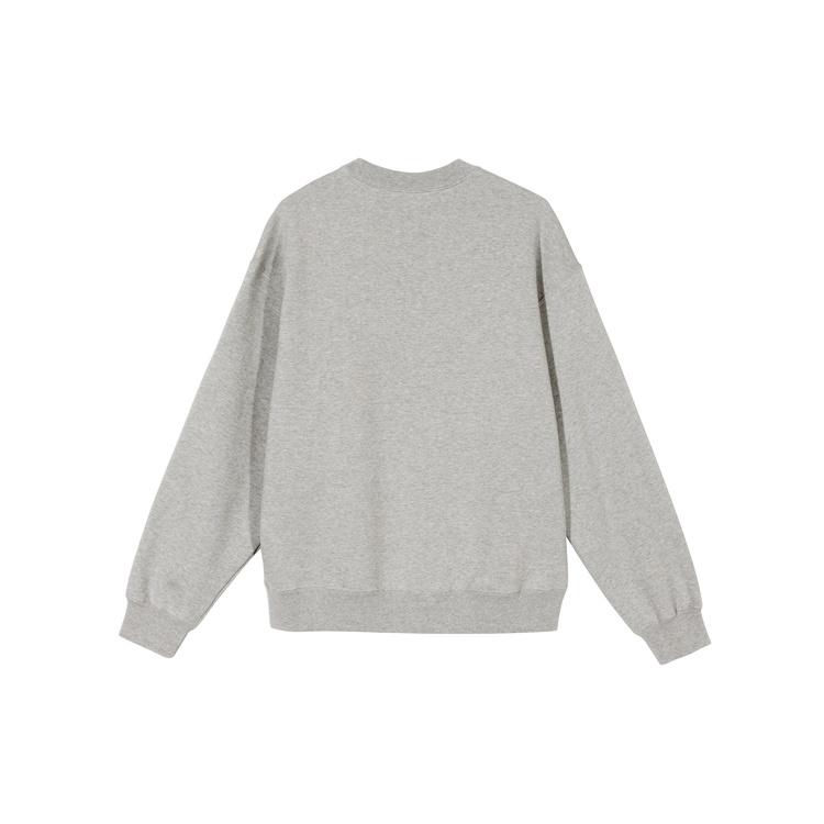 Nike X Stussy NRG BR Crew Fleece 'Grey' Men's CT4311-063
